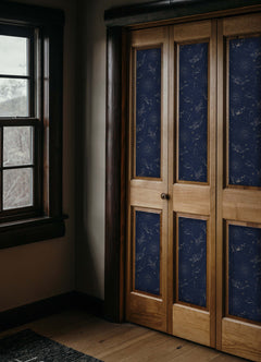 Zodiac Dreams Peel and Stick Wallpaper in a room setting