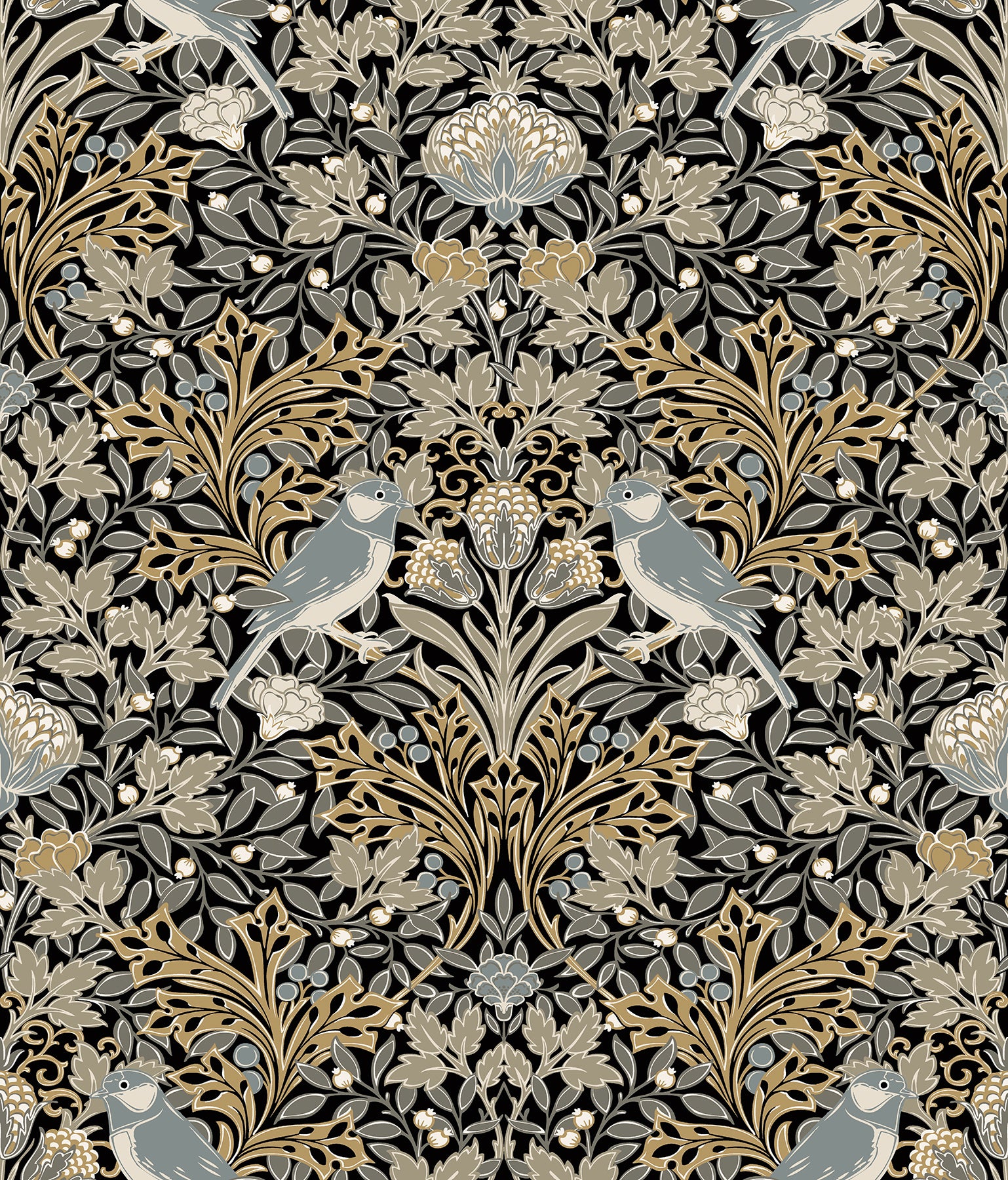 Garden Aviary Peel and Stick Wallpaper by WallPops
