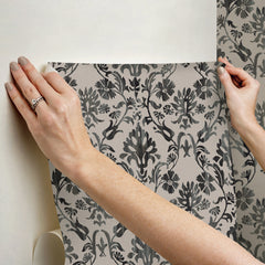 Blooming Damask Peel and Stick Wallpaper - how to stick
