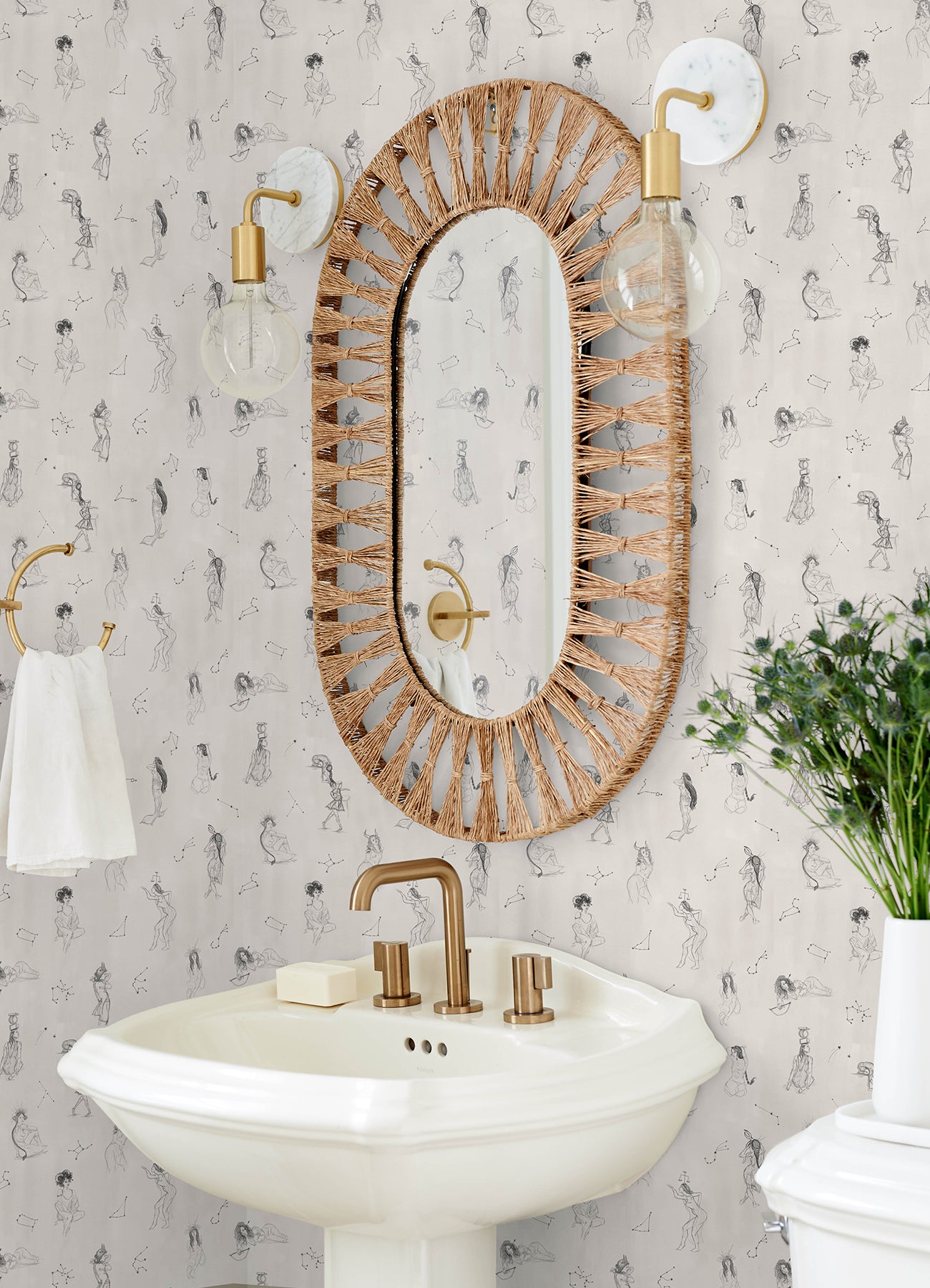RMK12768PLW wallpaper in a room setting