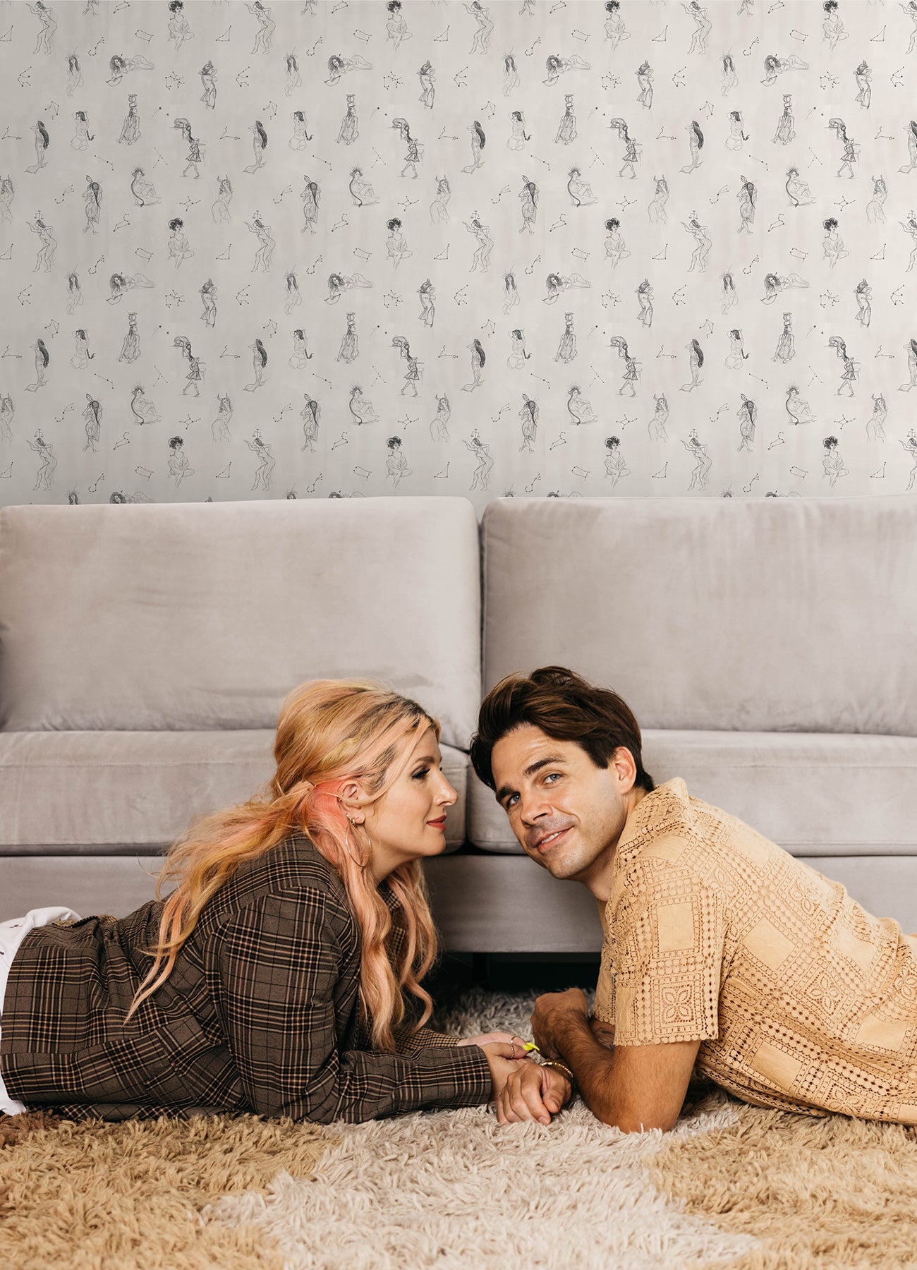 RMK12768PLW wallpaper in a room setting