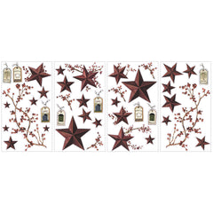 Country Stars & Berries Wall Decals by WallPops