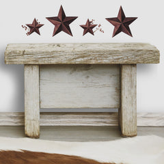 Country Stars & Berries Wall Decals in a room setting
