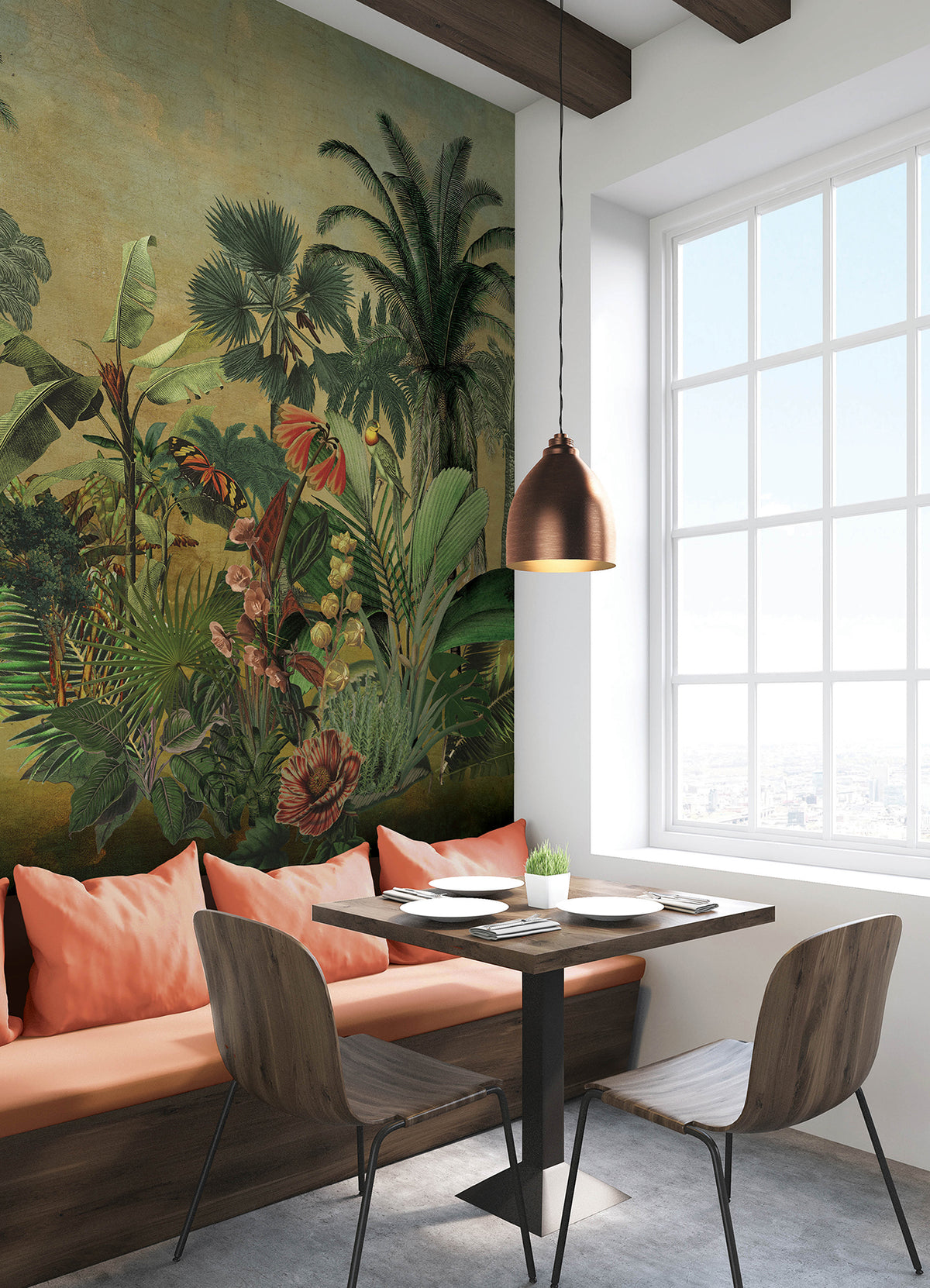 RMK12779MW wallpaper in a room setting