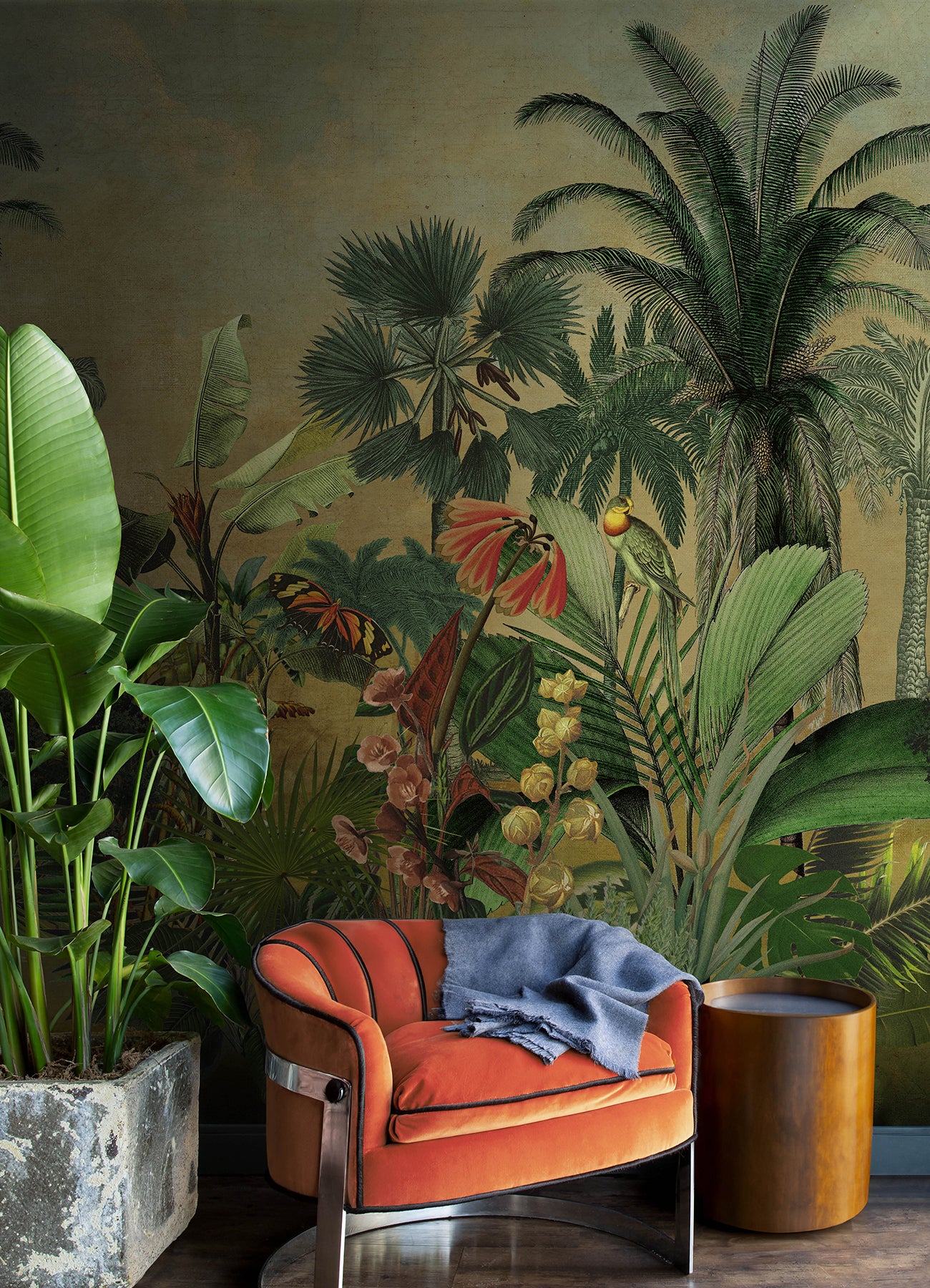 RMK12779MW wallpaper in a room setting