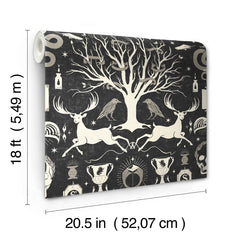 RMK12781PLW Peel and Stick Wallpaper - dimensions