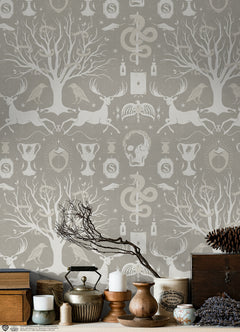 RMK12782PLW Peel and Stick Wallpaper in a room setting