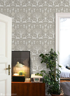 RMK12782PLW Peel and Stick Wallpaper in a room setting