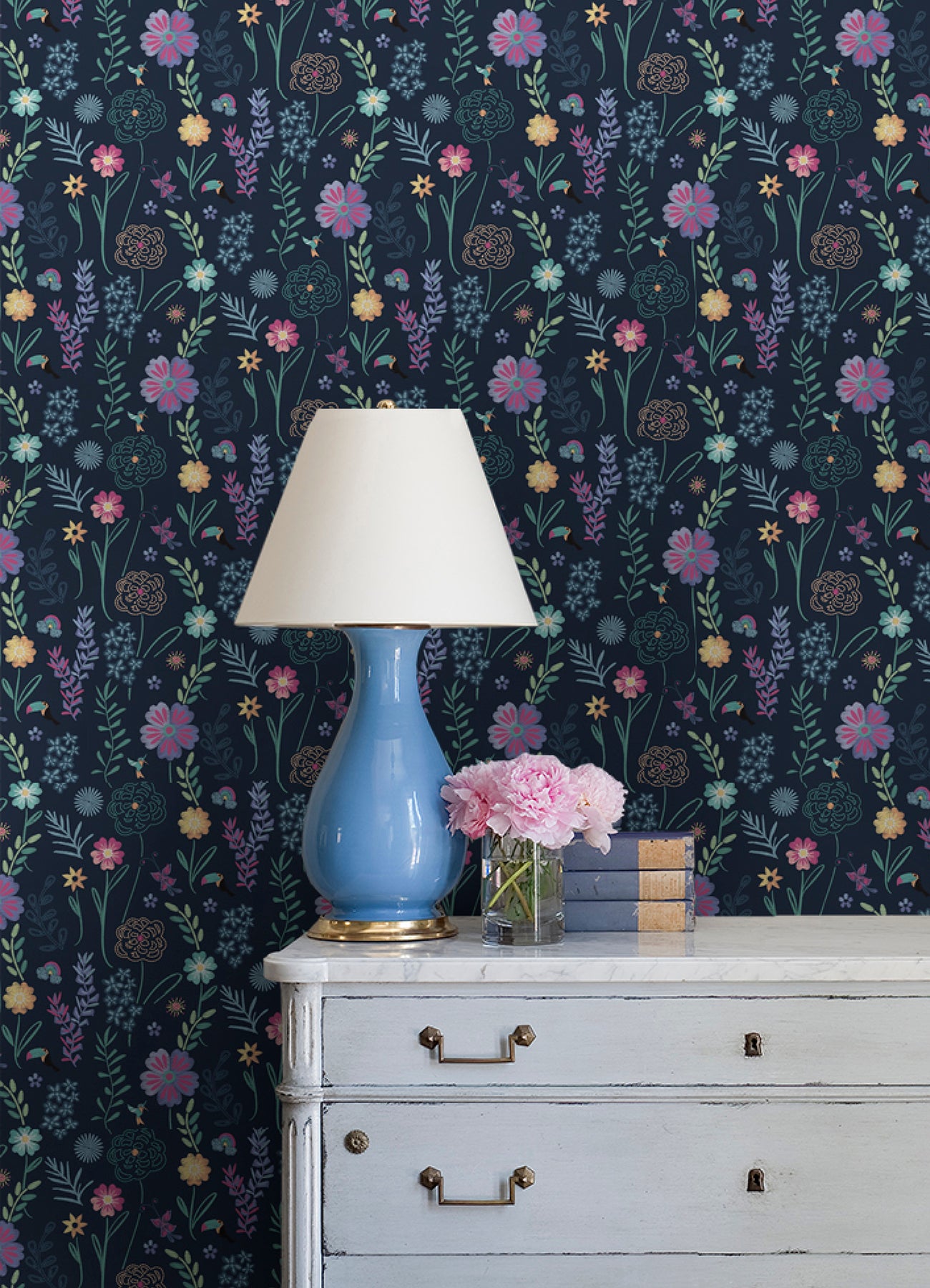Disney Peel and Stick Wallpaper in a room setting