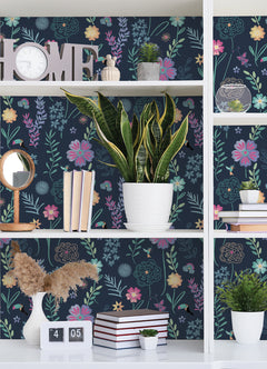 Disney Peel and Stick Wallpaper in a room setting