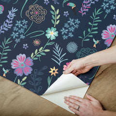 Disney Peel and Stick Wallpaper - how to peel