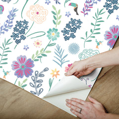 Disney Peel and Stick Wallpaper - how to peel