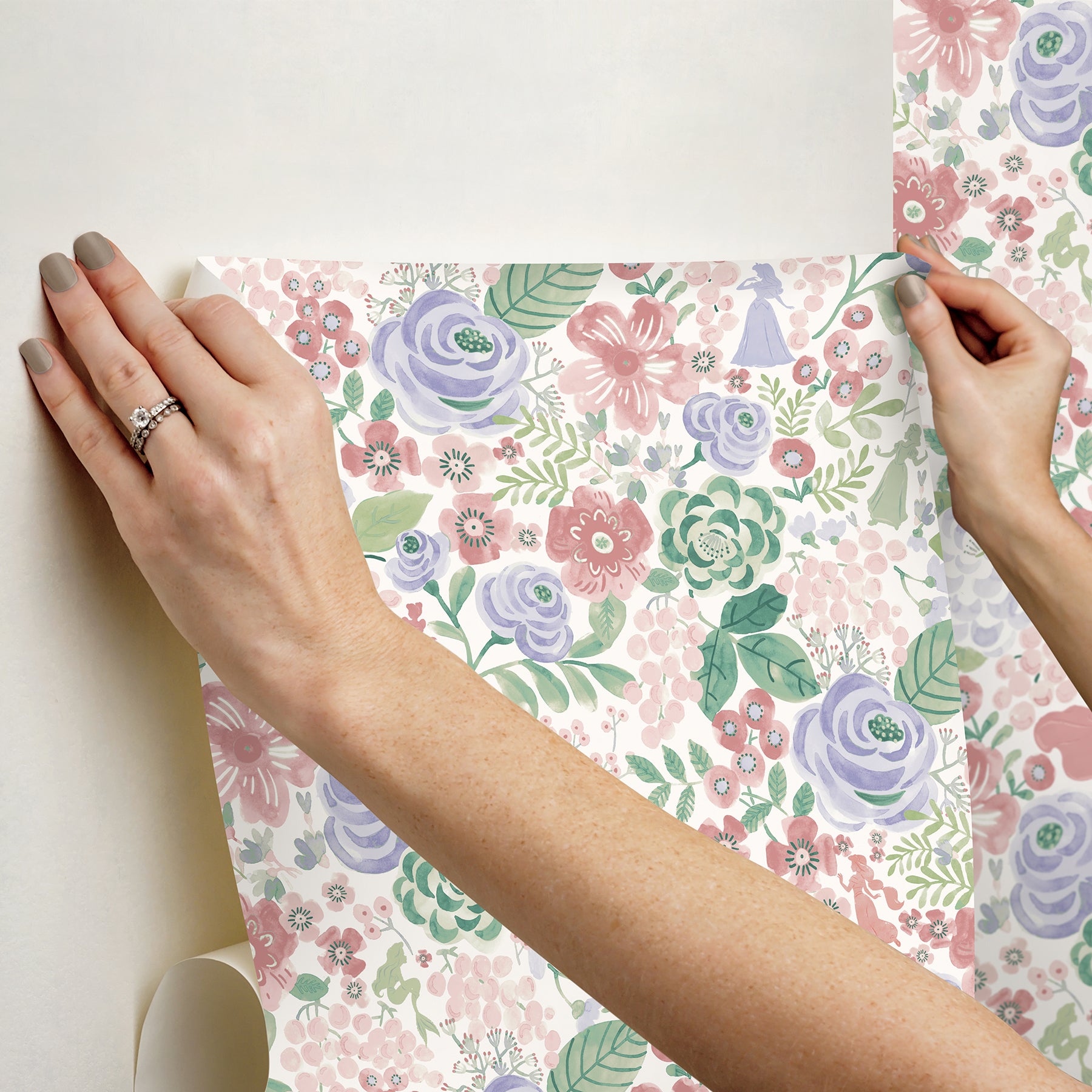 Disney2 Peel and Stick Wallpaper - how to stick