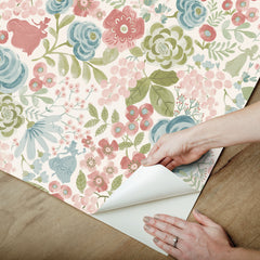 Disney2 Peel and Stick Wallpaper - how to peel