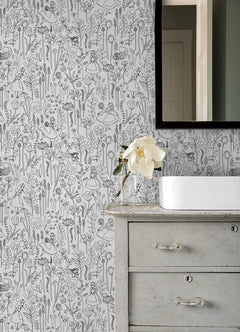 Disney Peel and Stick Wallpaper in a room setting