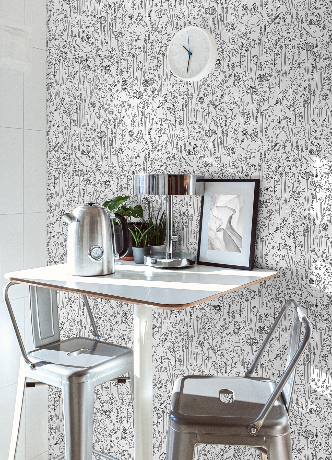 Disney Peel and Stick Wallpaper in a room setting
