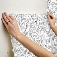 Disney Peel and Stick Wallpaper - how to stick