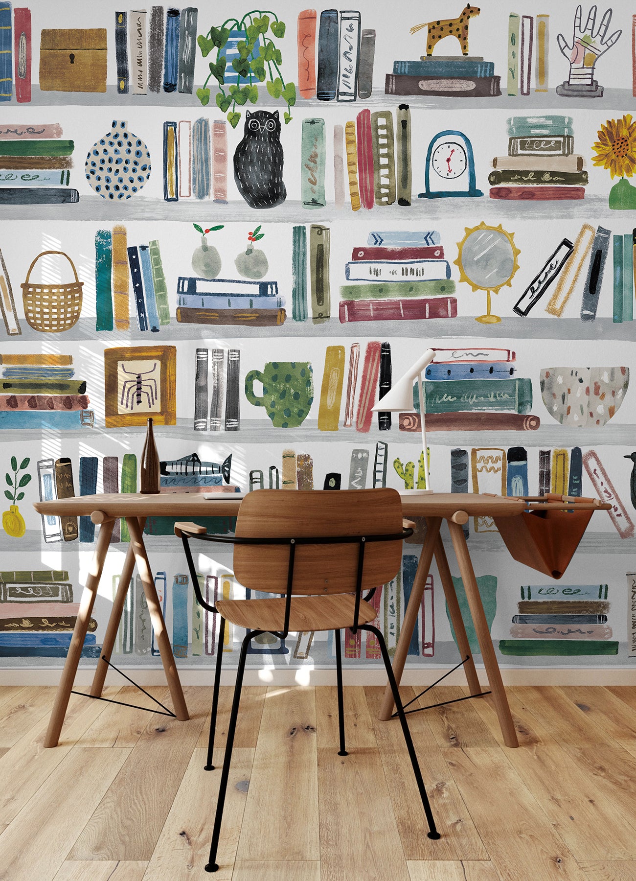 Library Peel & Stick Wall Murals