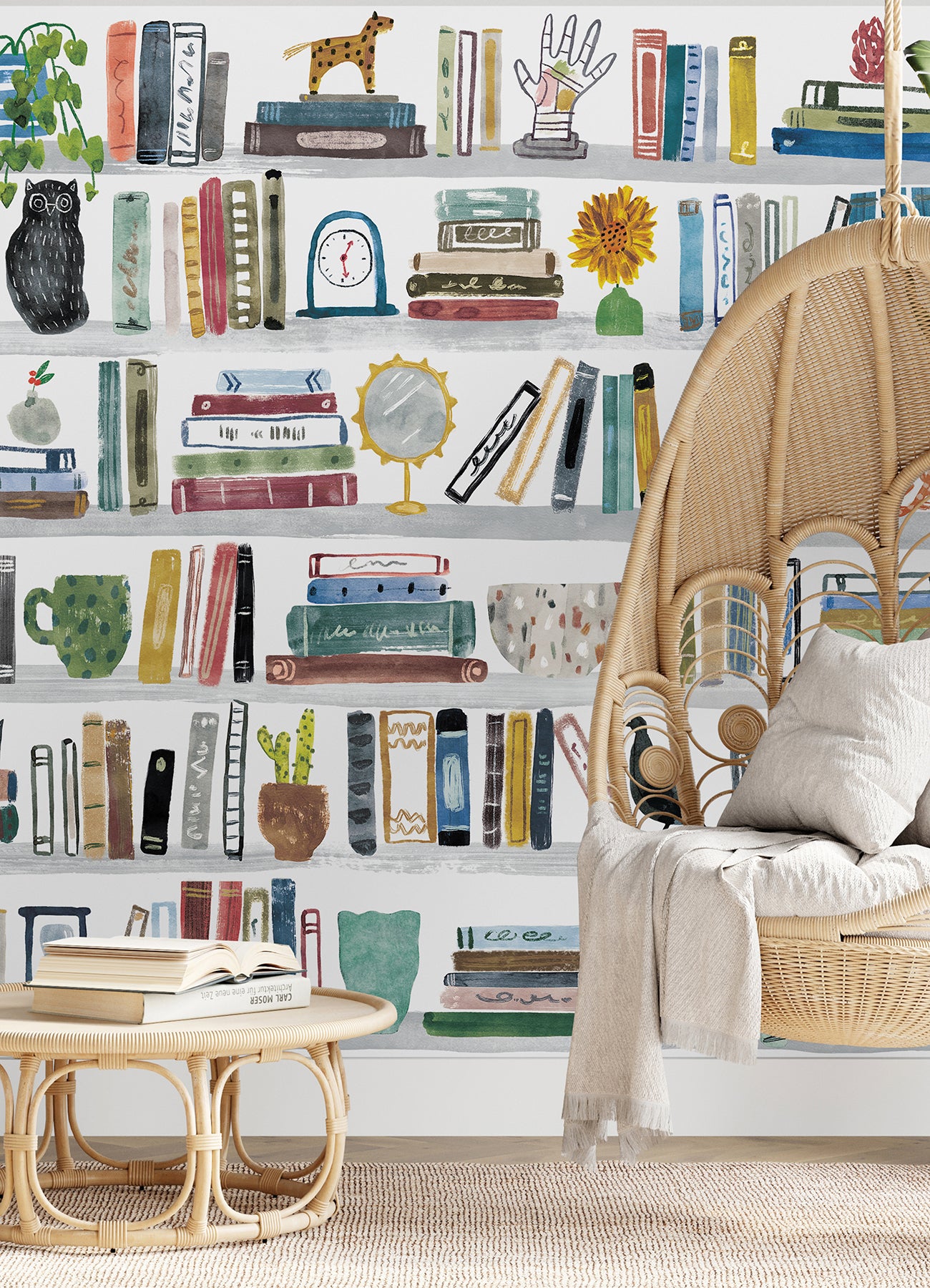 Library Peel & Stick Wall Murals