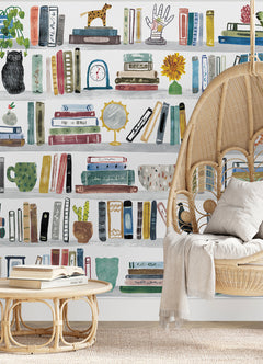 Library Peel & Stick Wall Murals