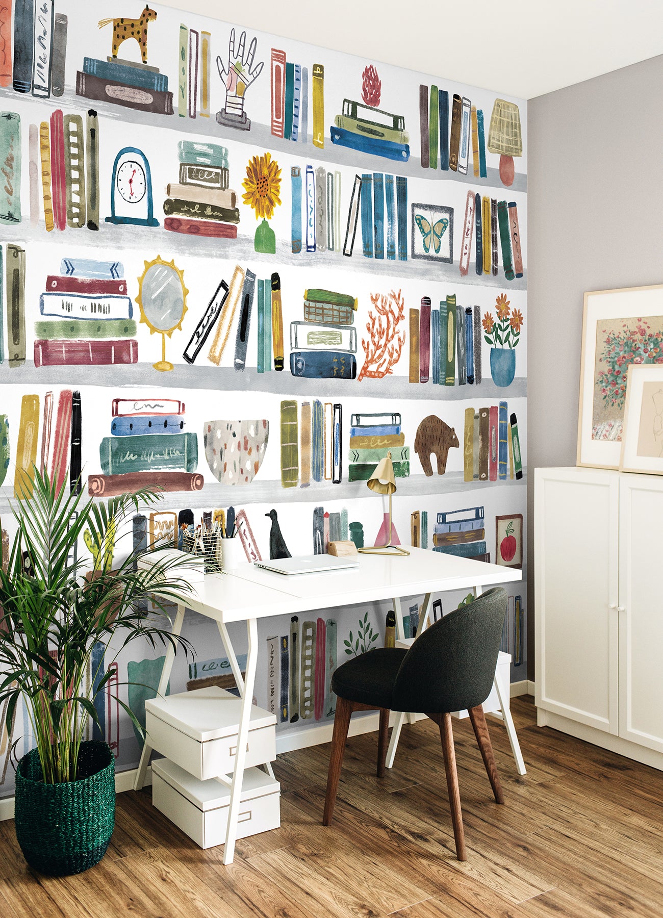 Library Peel & Stick Wall Murals