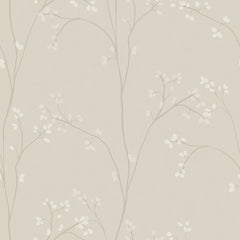 Blossom Stripe Black Peel & Stick Wallpaper by WallPops