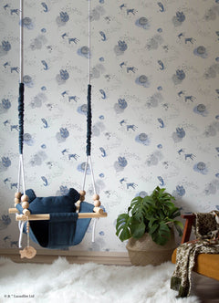 RMK12815PL peel and stick wallpaper in a room setting