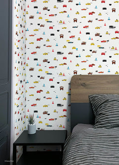 Disney Peel and Stick Wallpaper in a room setting