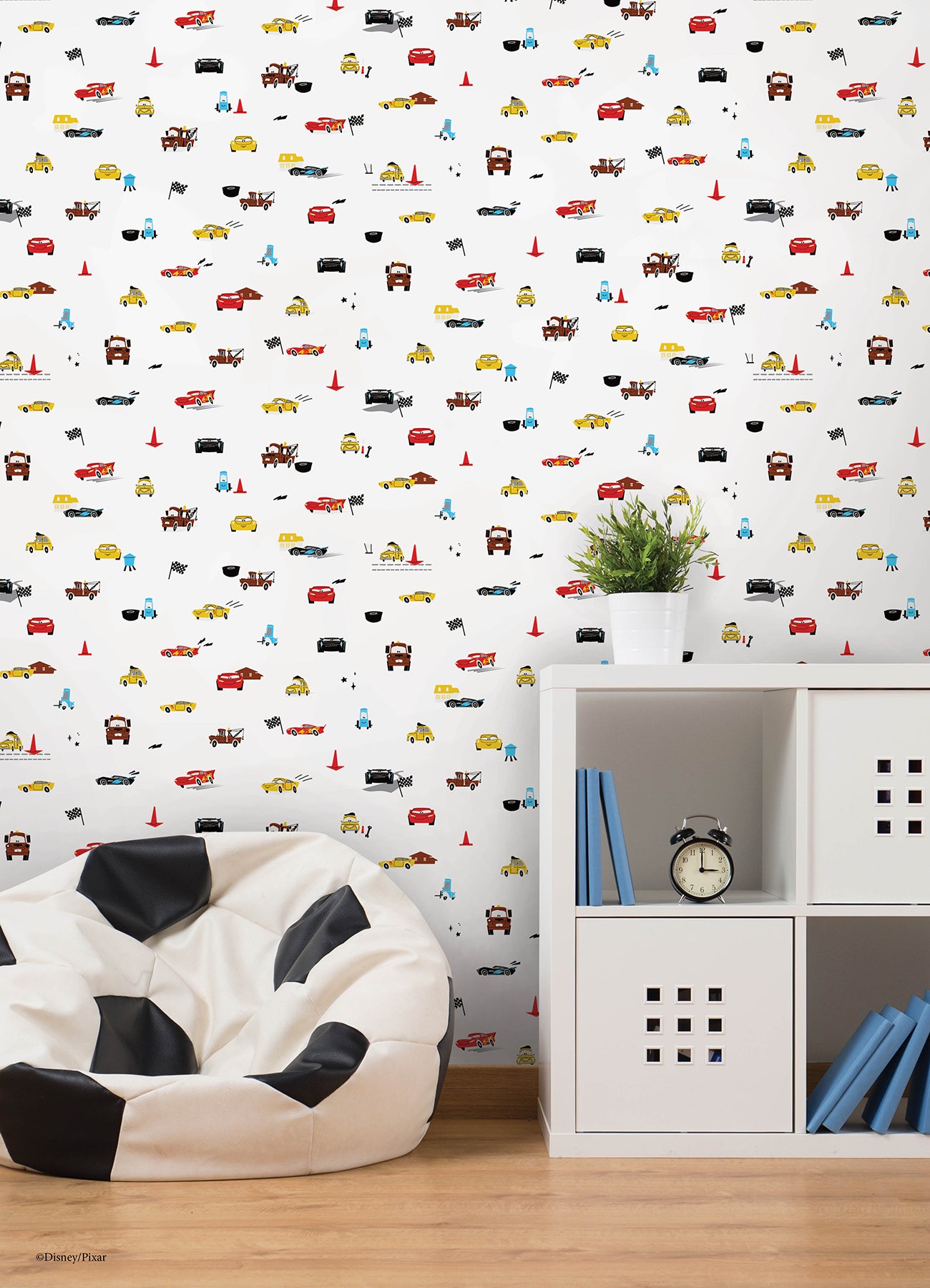 Disney Peel and Stick Wallpaper in a room setting