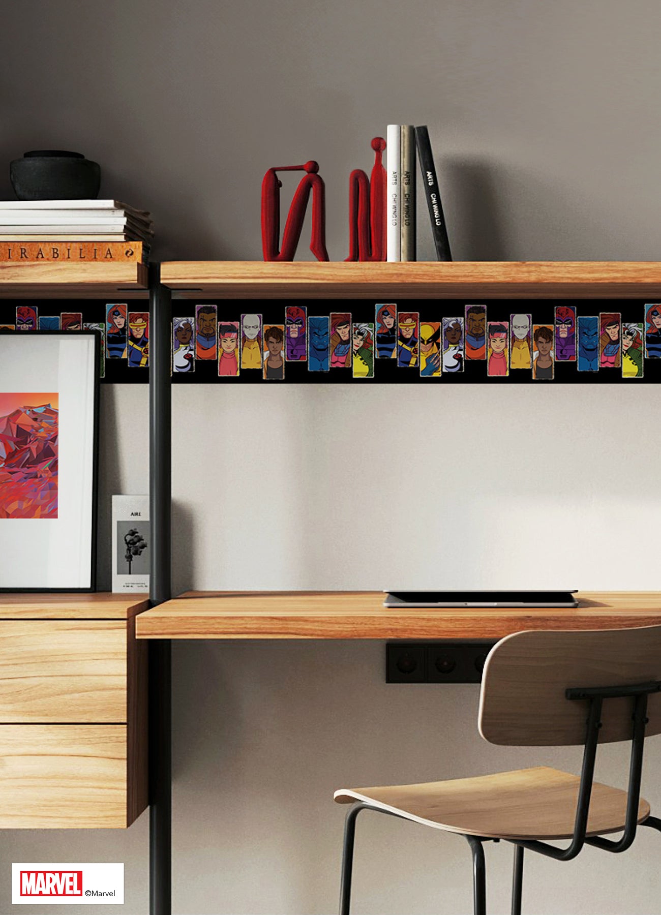 Marvel's X-MEN ‘97 Character Portraits Borders in a room setting