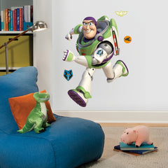 Toy Story Buzz Giant Wall Decals in a room setting