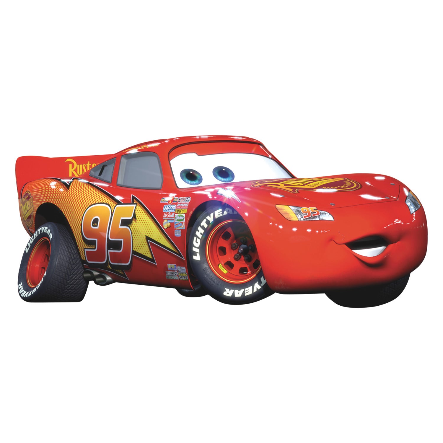 Disney Pixar Cars Lightning McQueen Giant Wall Decal