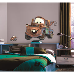 Cars Mater Wall Decals in a room setting