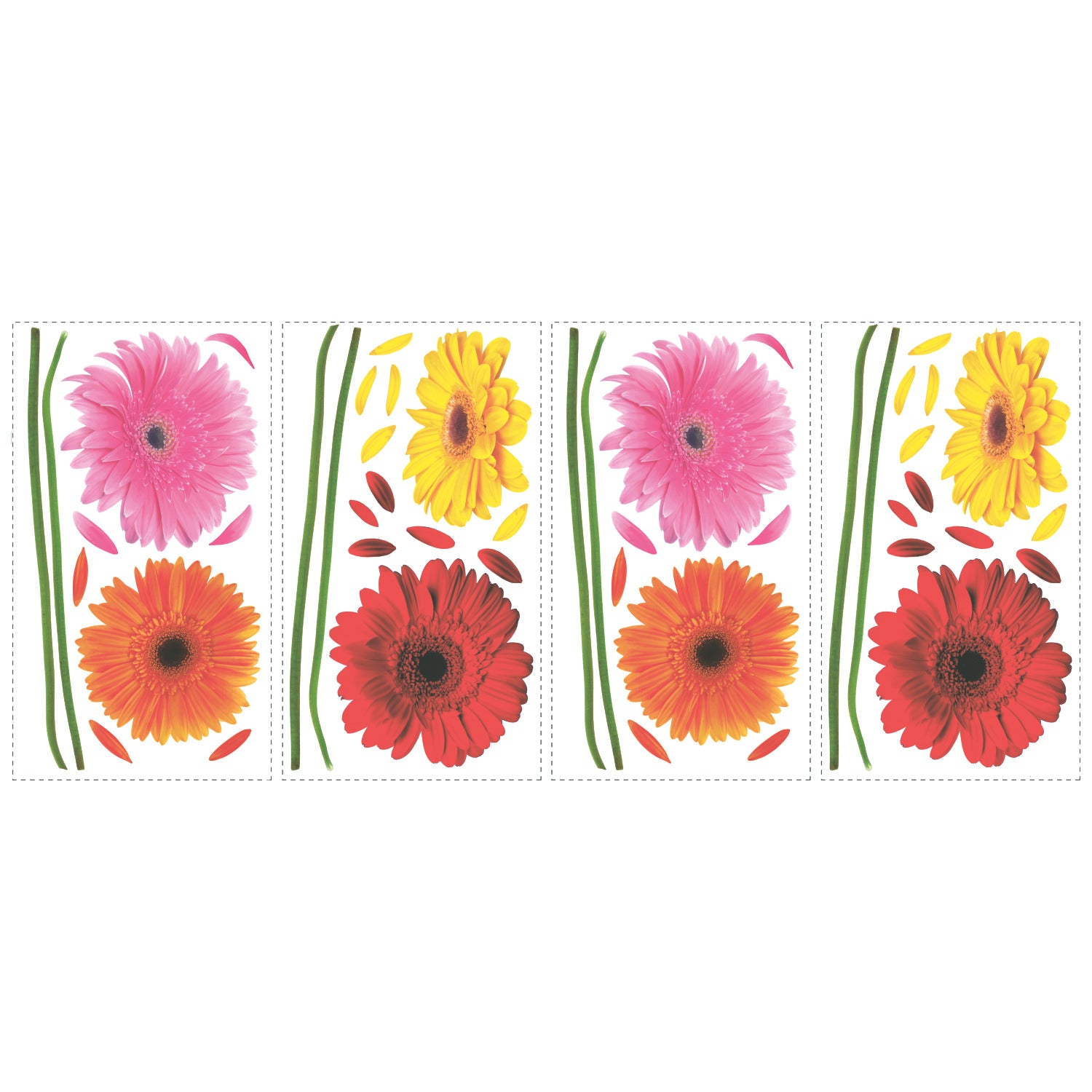 Small Gerber Daisies Wall Decals by WallPops