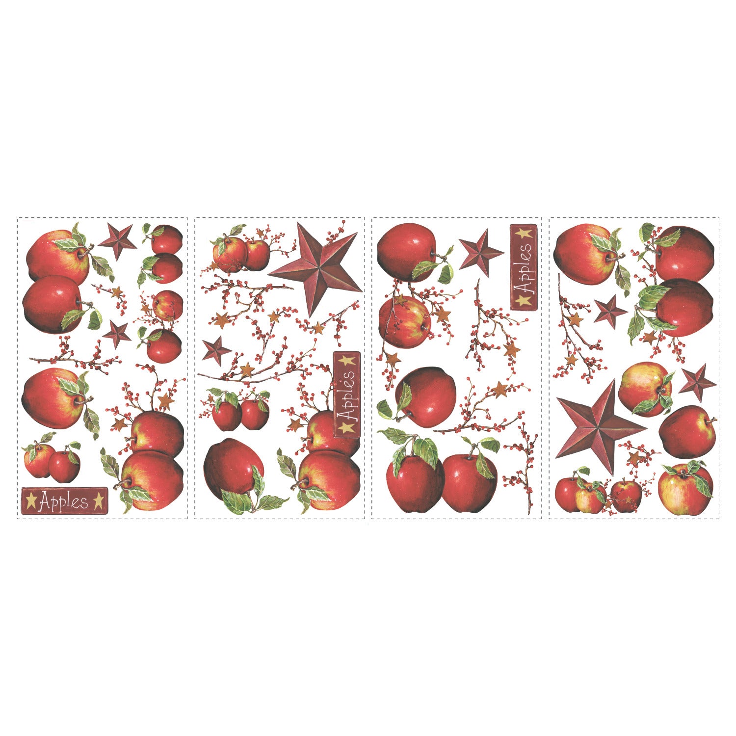 Country Apples Wall Decals by WallPops
