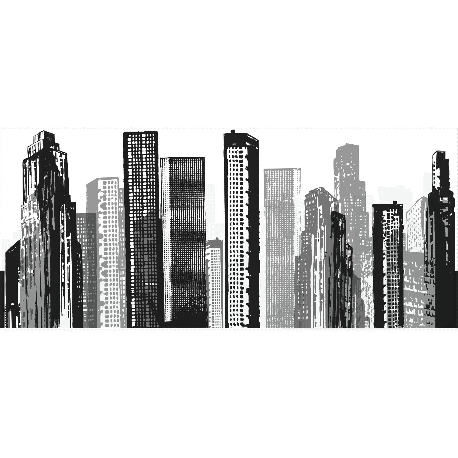 Cityscape Wall Decals by WallPops