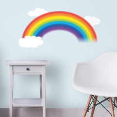 Over The Rainbow Wall Decals in a room setting