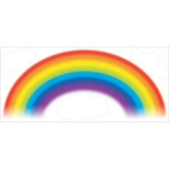 Over The Rainbow Wall Decals - assembled view