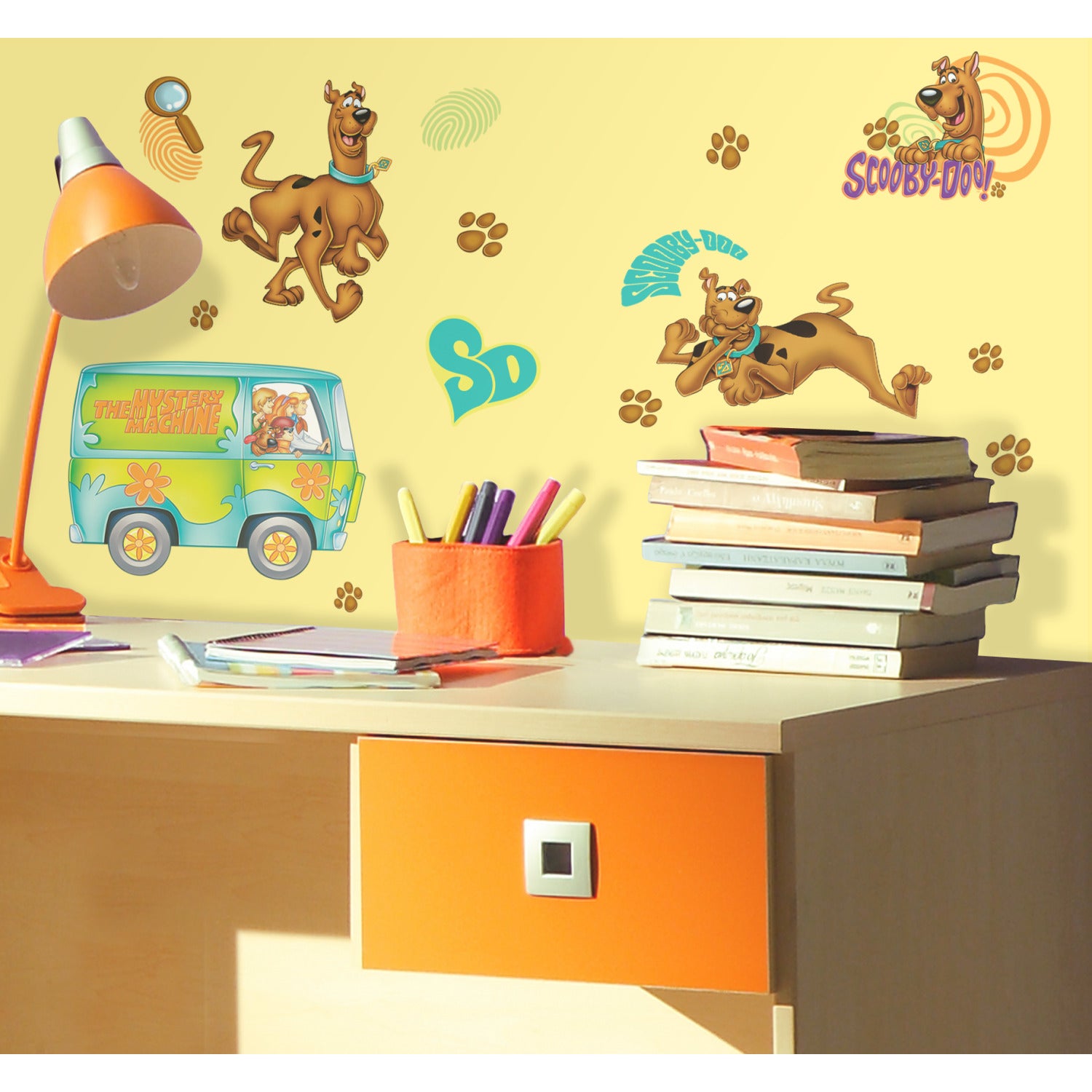 Scooby Doo Wall Decals in a room setting