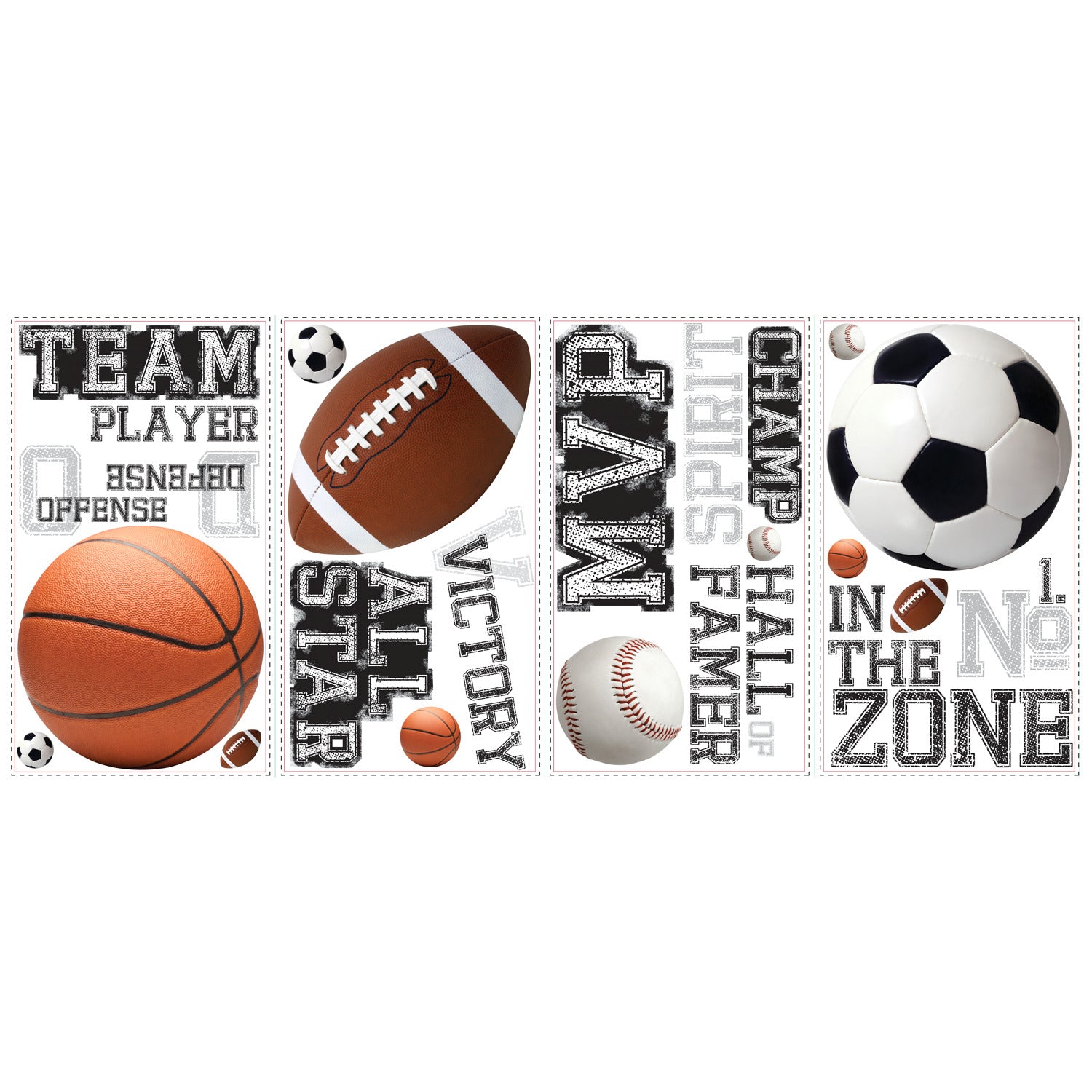 All Star Sports Saying Wall Decals by WallPops