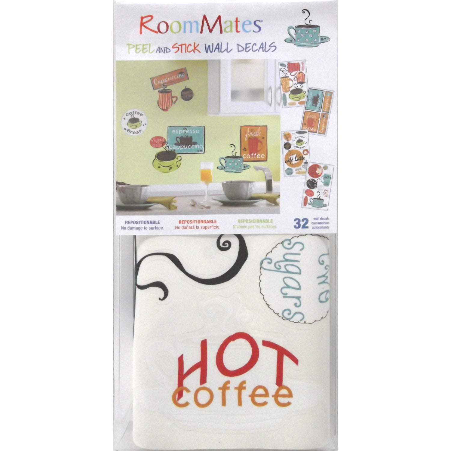 Cafe Wall Decals - packaging