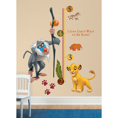 The Lion King Rafiki Inches Wall Decals in a room setting