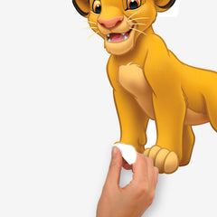 The Lion King Rafiki Inches Wall Decals - how to peel