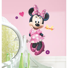 Minnie BowTique Wall Decals in a room setting