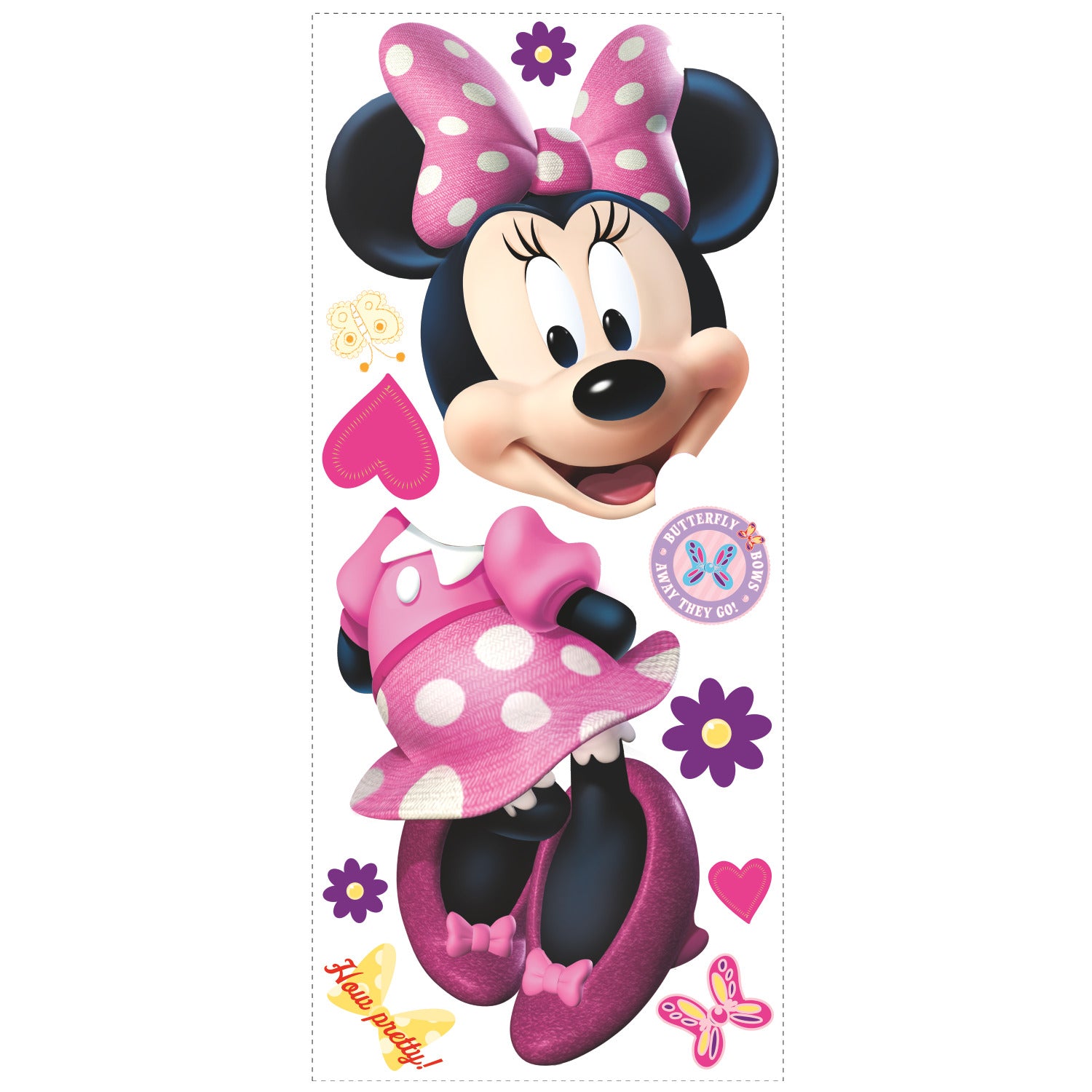 Minnie BowTique Wall Decals - panels