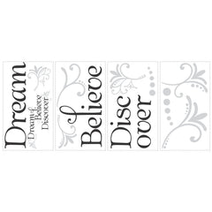 Dream Believe Discover Wall Decals by WallPops