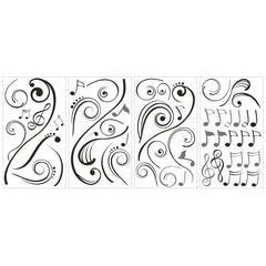 Music Note Scroll Wall Decals by WallPops