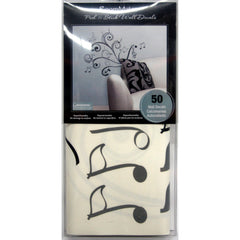 Music Note Scroll Wall Decals - packaging
