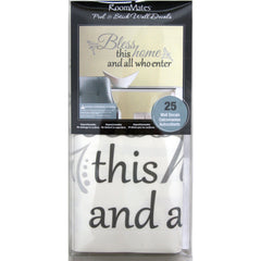 Bless This Home Wall Decals - packaging