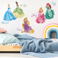 Disney Princess Royal Debut Wall Decals in a room setting
